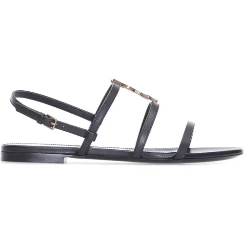 Stylish Summer Sandals , female, Sizes: 6 UK, 4 1/2 UK - Saint Laurent - Modalova