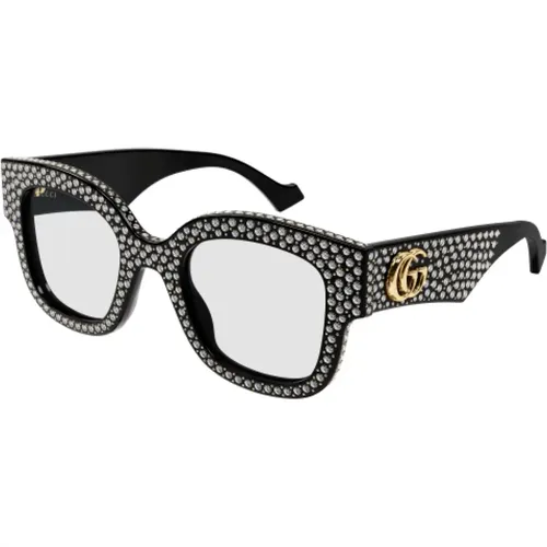 Oversized Cateye Sunglasses in , unisex, Sizes: L - Gucci - Modalova