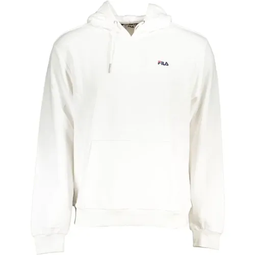 Hoodie Cotton Blend Stylish Sweatshirt , male, Sizes: S, XS, 2XL, L, M, XL - Fila - Modalova