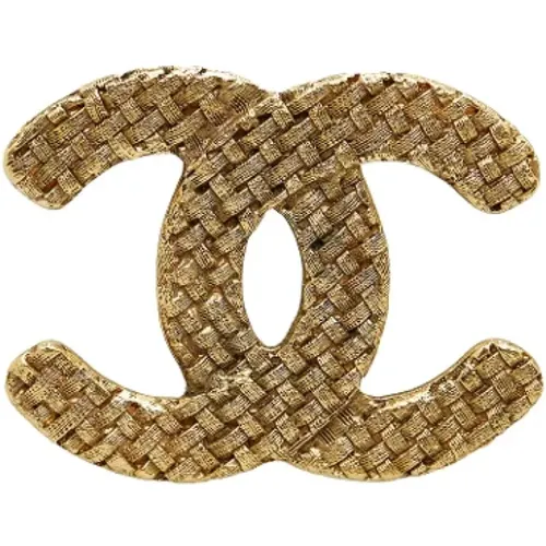 Pre-owned Metal brooches , female, Sizes: ONE SIZE - Chanel Vintage - Modalova