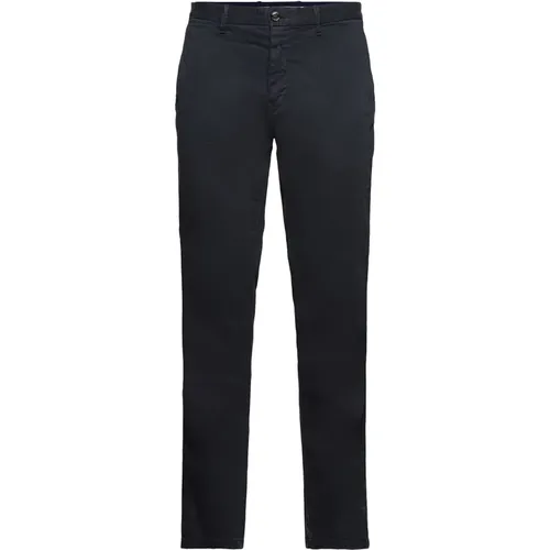 Dunkelblaue Denton Chino Premium Gmd Hose , Herren, Größe: W33 - Tommy Hilfiger - Modalova