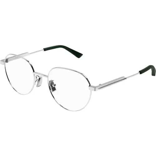 Silver Eyewear Frames , unisex, Größe: 51 MM - Bottega Veneta - Modalova