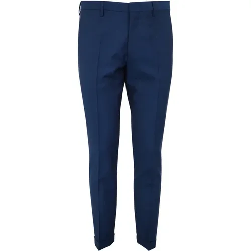 Mutige Blaue Straight Hose,Upgrade deine Garderobe mit schwarzen Straight-Hosen - PS By Paul Smith - Modalova