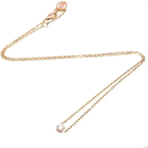 Pre-owned Rose Gold necklaces , female, Sizes: ONE SIZE - Cartier Vintage - Modalova