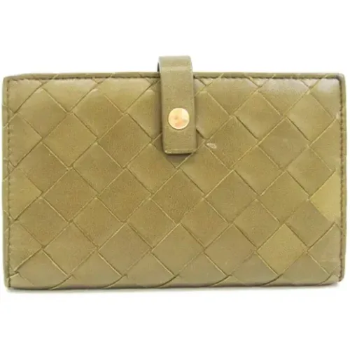 Pre-owned Leather wallets , female, Sizes: ONE SIZE - Bottega Veneta Vintage - Modalova