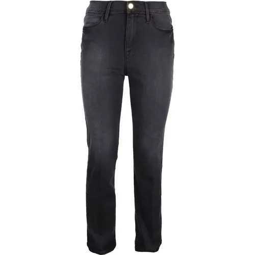 Jeans LE High Straight , female, Sizes: W30 - Frame - Modalova