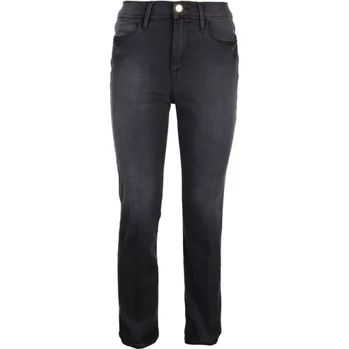 Jeans LE High Straight , female, Sizes: W30, W31 - Frame - Modalova