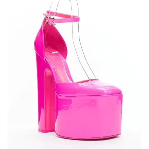 Pre-owned Leather heels , female, Sizes: 6 UK - Valentino Vintage - Modalova