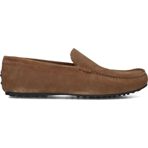 Herren Wildleder Slip-On Mokassins , Herren, Größe: 40 EU - Stefano Lauran - Modalova