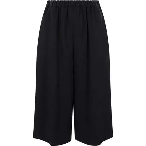 Schwarze Hose Stilvoll Modern , Damen, Größe: XS - Comme des Garçons - Modalova