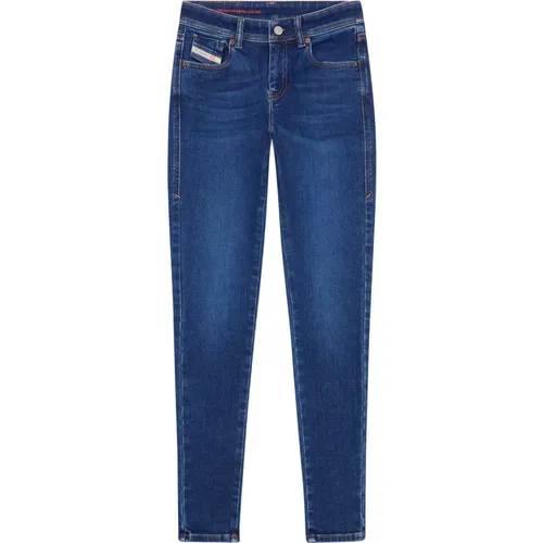 Super Skinny Dunkelblaue Jeans , Damen, Größe: W34 L32 - Diesel - Modalova