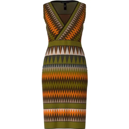 Kleid mit Fransendetails im Stil der 1970er Jahre , Damen, Größe: S - Marc Cain - Modalova