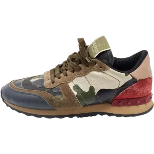 Pre-owned Leather sneakers , female, Sizes: 4 UK - Valentino Vintage - Modalova