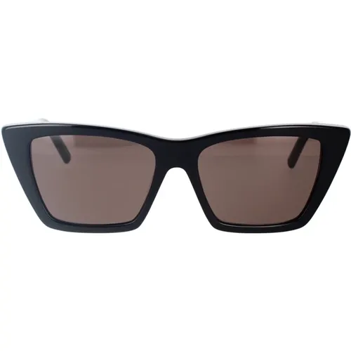 Best Selling Female Sunglasses SL 276 Mica 032 , female, Sizes: 55 MM - Saint Laurent - Modalova