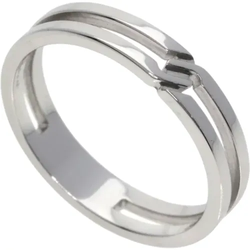 Pre-owned Silver rings , female, Sizes: ONE SIZE - Gucci Vintage - Modalova