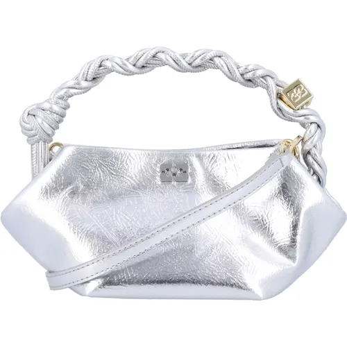 Silberne Mini Bou Handtasche Ganni - Ganni - Modalova