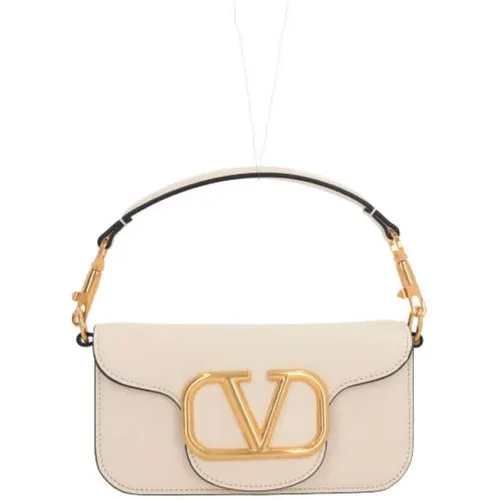 Handtasche aus glattem Leder mit antikgoldener Hardware - Valentino Garavani - Modalova