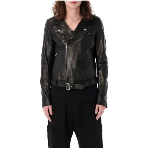 Leather Jacket , male, Sizes: XL - Rick Owens - Modalova