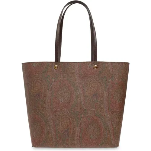 Ikonic Paisley Jacquard Einkaufstasche - ETRO - Modalova