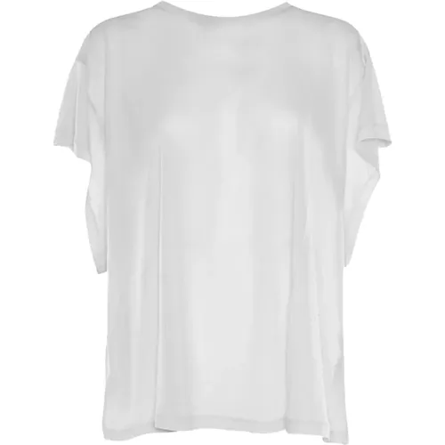 Lässiges Baumwoll T-Shirt , Damen, Größe: M - Dondup - Modalova