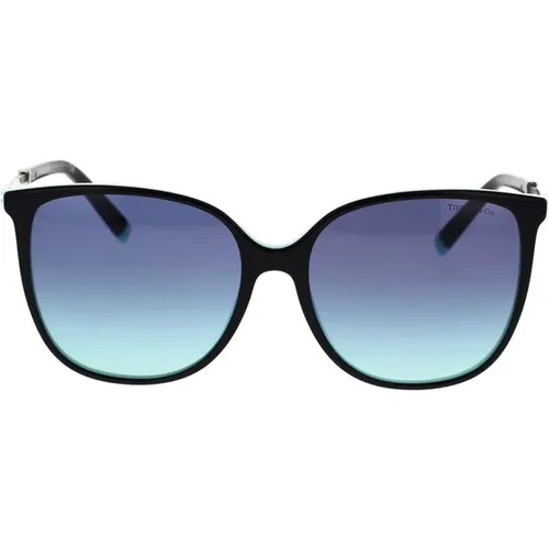 Oversized Square Sunglasses with Logo-Embellished Arms , female, Sizes: 57 MM - Tiffany - Modalova