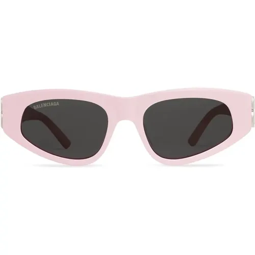 Rosa D-Frame Sonnenbrille , Damen, Größe: ONE Size - Balenciaga - Modalova