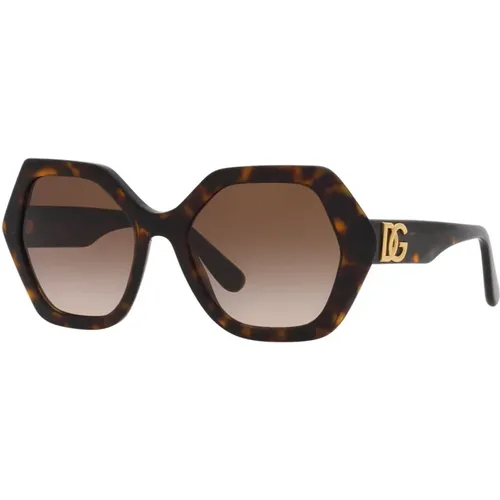 Havana/ Shaded Sunglasses,Sunglasses DG 4412 - Dolce & Gabbana - Modalova
