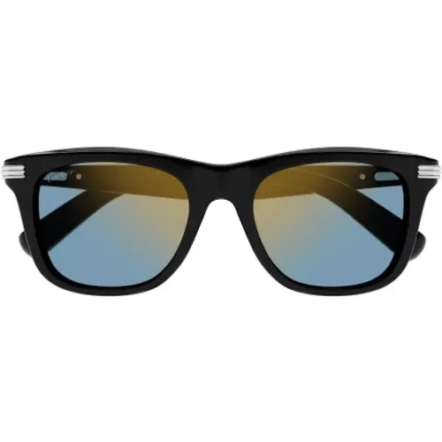 Moderne Rechteckige Sonnenbrillen,CT0396S 001 Sunglasses,CT0396S 004 Sunglasses - Cartier - Modalova