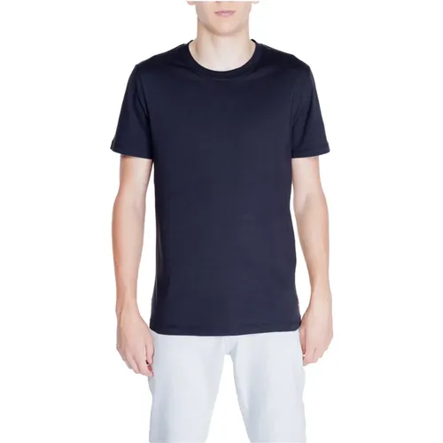 Manderly T-Shirt Frühling/Sommer Kollektion Baumwolle , Herren, Größe: XL - Peuterey - Modalova