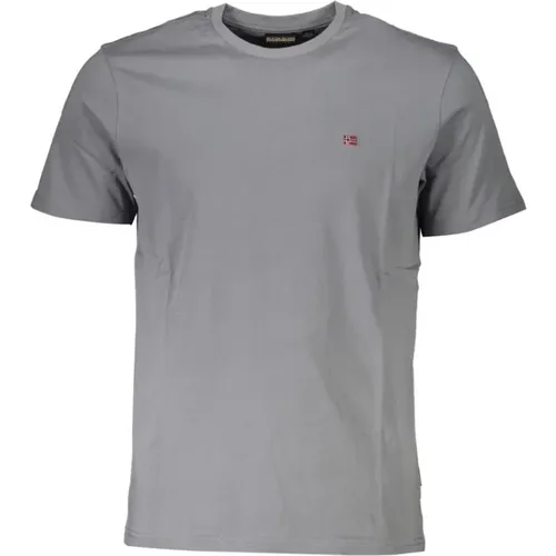Besticktes Logo-T-Shirt , Herren, Größe: XL - Napapijri - Modalova