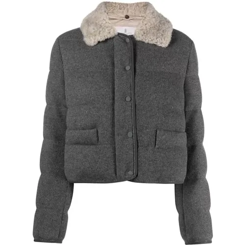 Cashmere Padded Jacket , female, Sizes: M - BRUNELLO CUCINELLI - Modalova