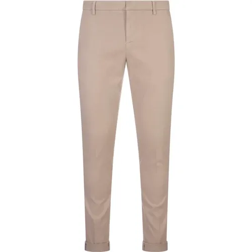 Slim Chino Trousers , male, Sizes: W33, W31, W35, W34, W32 - Dondup - Modalova