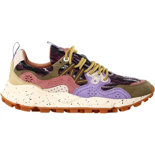 Stylish Sneakers for Outdoor Adventures , female, Sizes: 3 UK, 6 UK, 4 UK, 5 UK - Flower Mountain - Modalova