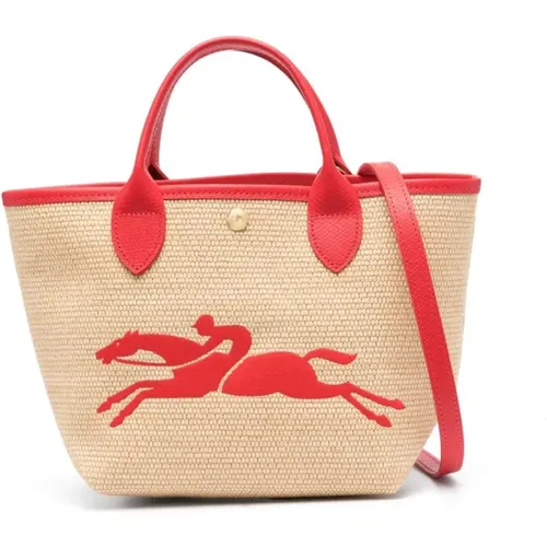 Faltbarer Korb Tasche Rot,Handbags - Longchamp - Modalova