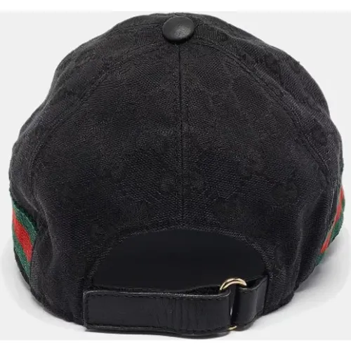 Pre-owned Canvas hats , male, Sizes: ONE SIZE - Gucci Vintage - Modalova