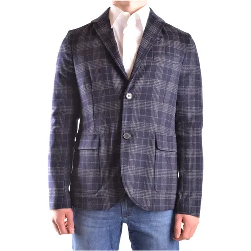 Sport Jacket, Multicolor, Plaid, Tartan, Business Style , male, Sizes: L - Peuterey - Modalova