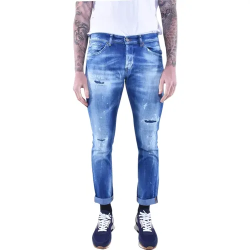 Skinny Ripped Jeans , Herren, Größe: W31 - Dondup - Modalova