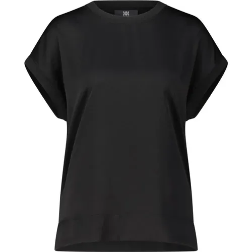 Satin-Crêpe T-Shirt , Damen, Größe: 2XL - RIANI - Modalova