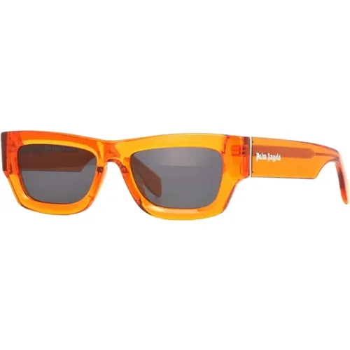 Square Sunglasses with Grey Lenses , unisex, Sizes: 53 MM - Palm Angels - Modalova