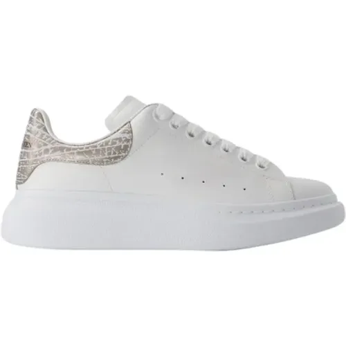 Leather sneakers , male, Sizes: 9 UK - alexander mcqueen - Modalova