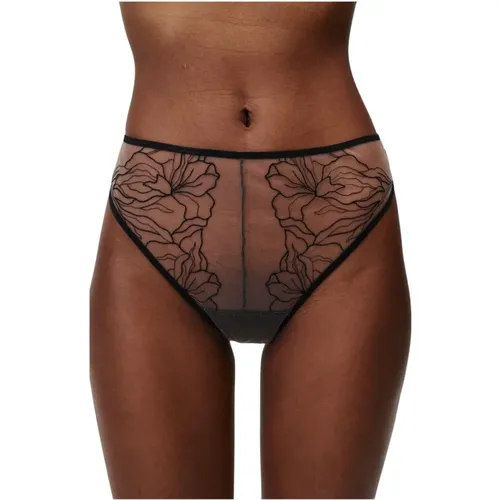 Wildflower Bestickte Mesh-Slips , Damen, Größe: XS - Undress Code - Modalova