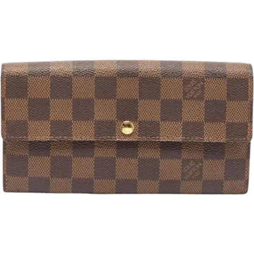 Pre-owned Coated canvas wallets , female, Sizes: ONE SIZE - Louis Vuitton Vintage - Modalova