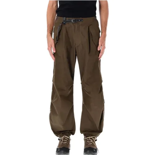 High Loft Khaki Trousers Aw24 , male, Sizes: 2XL, XL - And Wander - Modalova