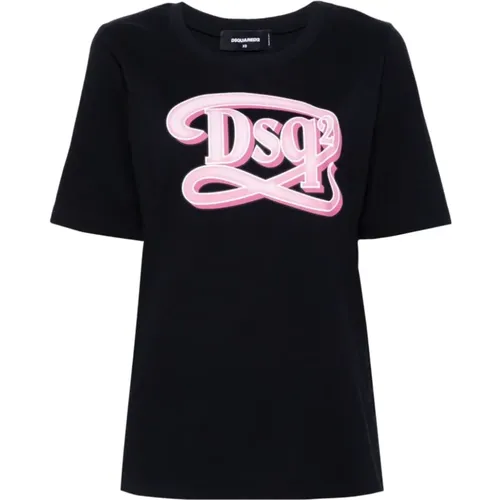 T-Shirt S24668 Stilvolle Kollektion , Damen, Größe: S - Dsquared2 - Modalova