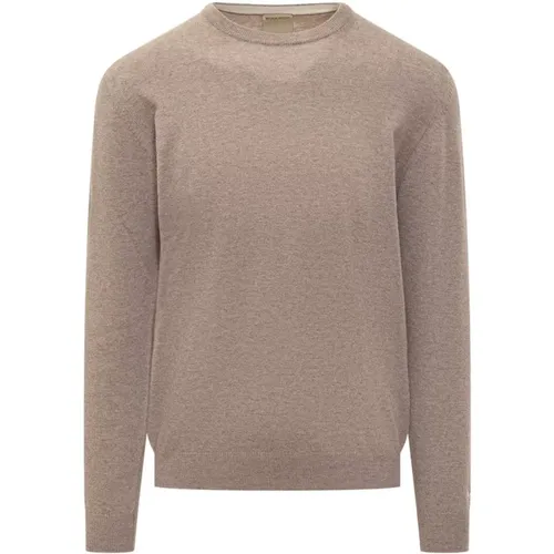 Lambswool Crewneck Sweater , Herren, Größe: L - Woolrich - Modalova