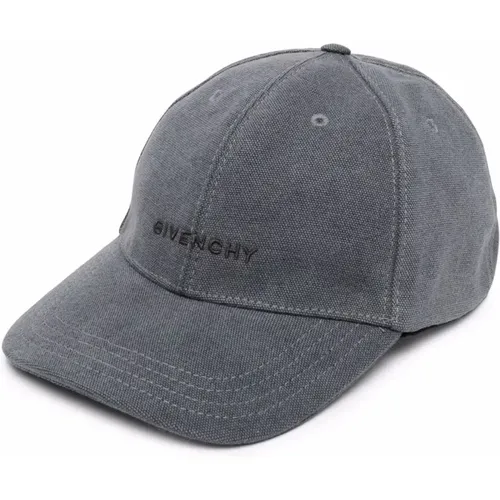 Vintage Cotton Cap Grey , male, Sizes: ONE SIZE - Givenchy - Modalova