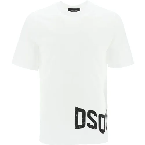 T-Shirt Sweatshirt , male, Sizes: 2XL, XL, L - Dsquared2 - Modalova