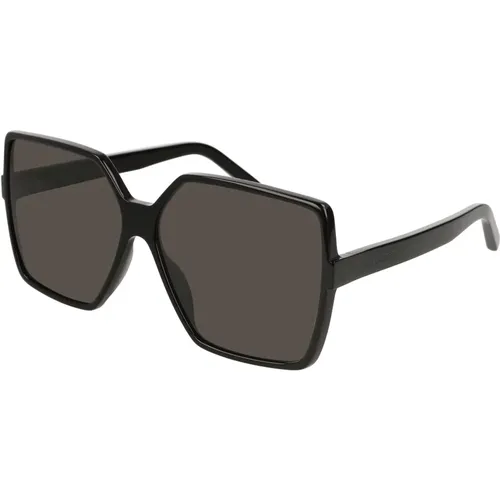 Grey Betty SL 232 Sunglasses,Dark Havana/Grey Shaded Sunglasses - Saint Laurent - Modalova
