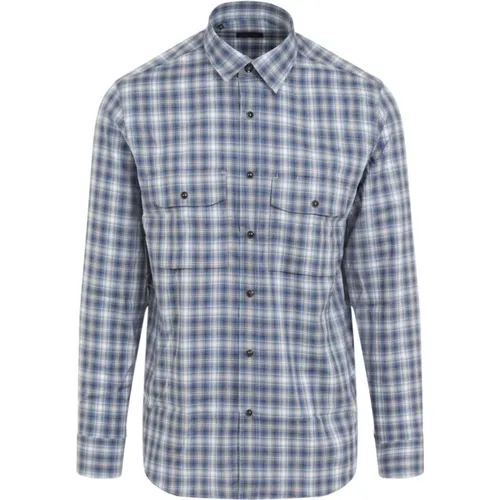 Shirts for Men Aw24 , male, Sizes: L, XL, M - Brioni - Modalova