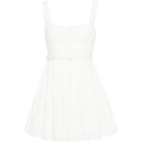 Cotton Dress with Underwire , female, Sizes: 2XS, XS, 3XS - Self Portrait - Modalova